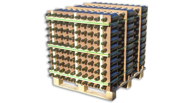 Pack para botellas de cristal