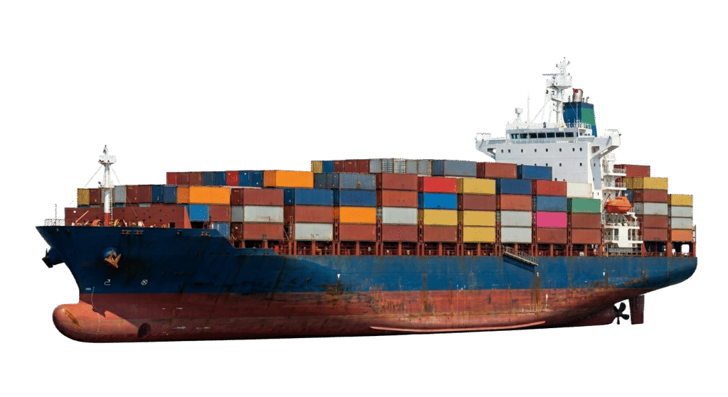 Embalaje para Exportación en transporte marítimo con buque portacontenedores