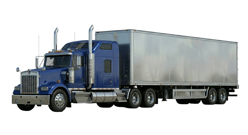 Embalaje para Exportación en transporte terrestre con camión de mercancías