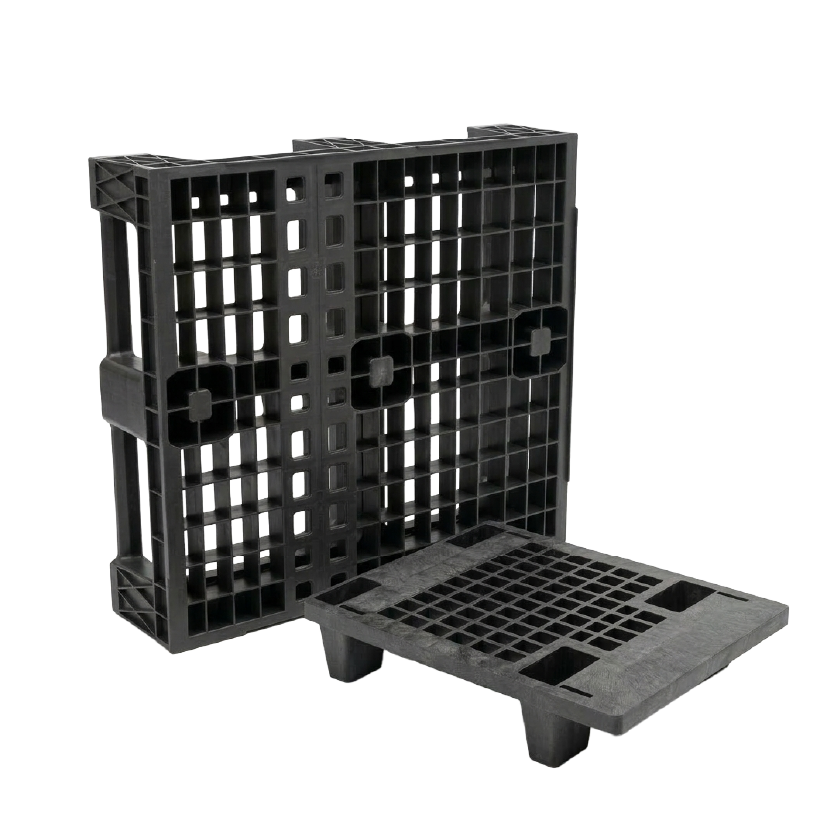 Palets de plástico 1/2 y 1/4 para logística y distribución de mercancías